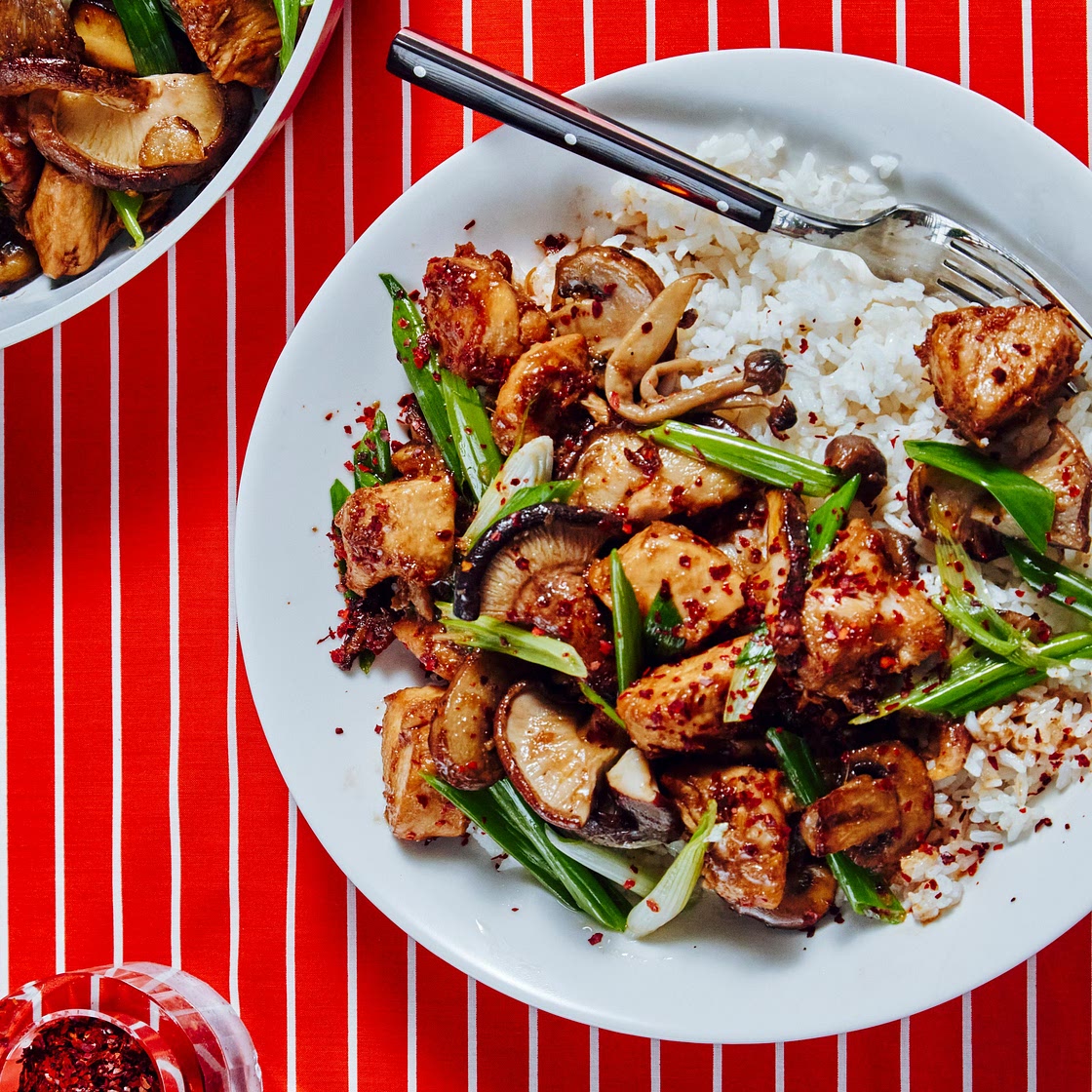 Chicken and Mushroom Stir-Fry