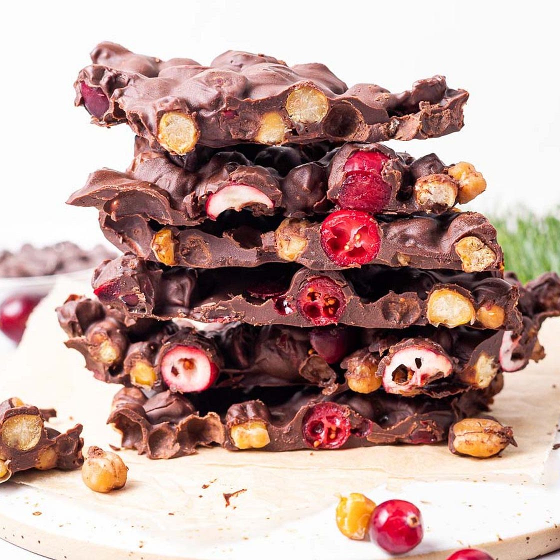 Cranberry & Chickpea Bark