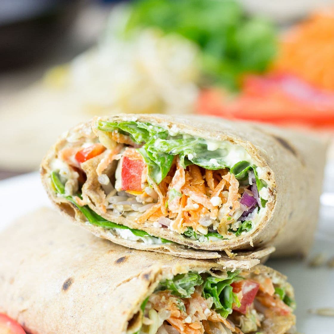 Tangy Veggie Wrap