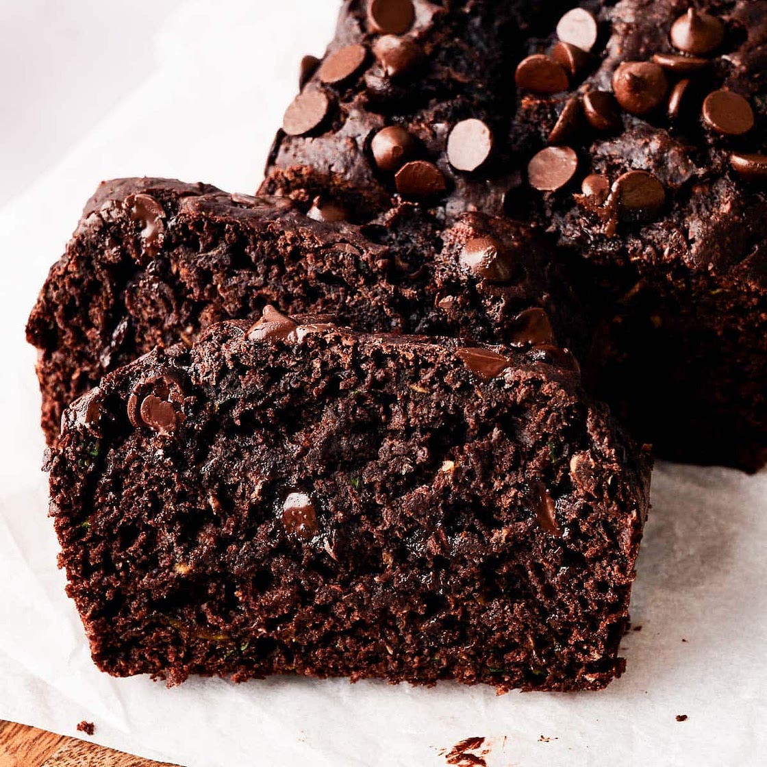 Healthy Chocolate Zucchini Bread