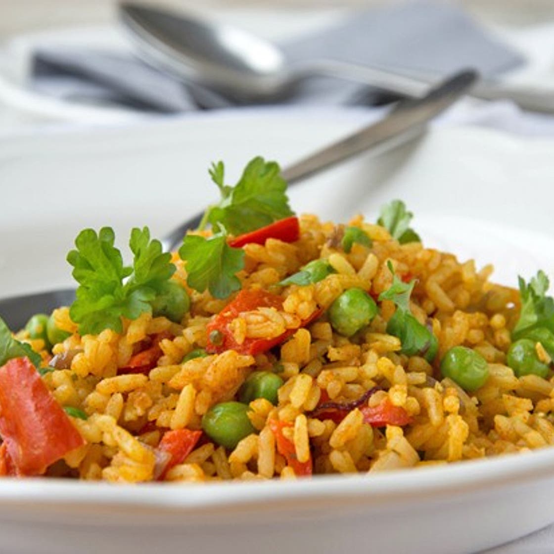 Curryreis mit Gemüse