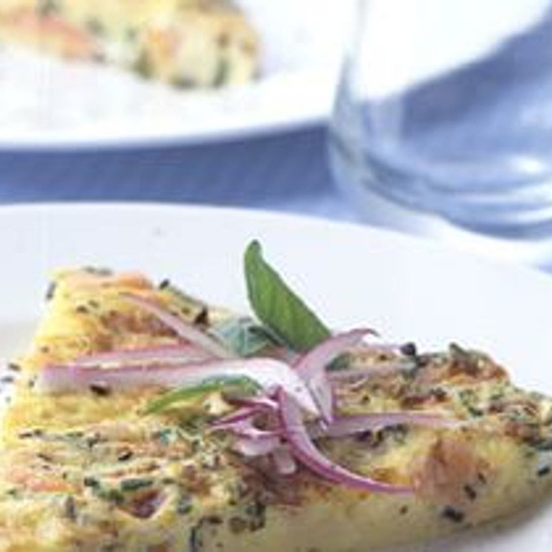 Smoked-Salmon and Cream Cheese Frittata