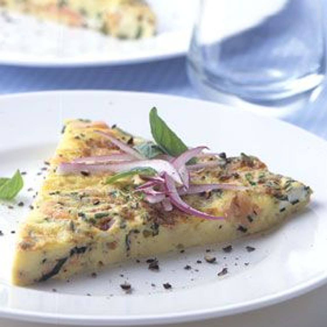Smoked-Salmon and Cream Cheese Frittata