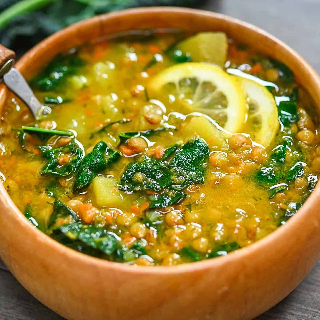 Easy Lemon Lentil Soup