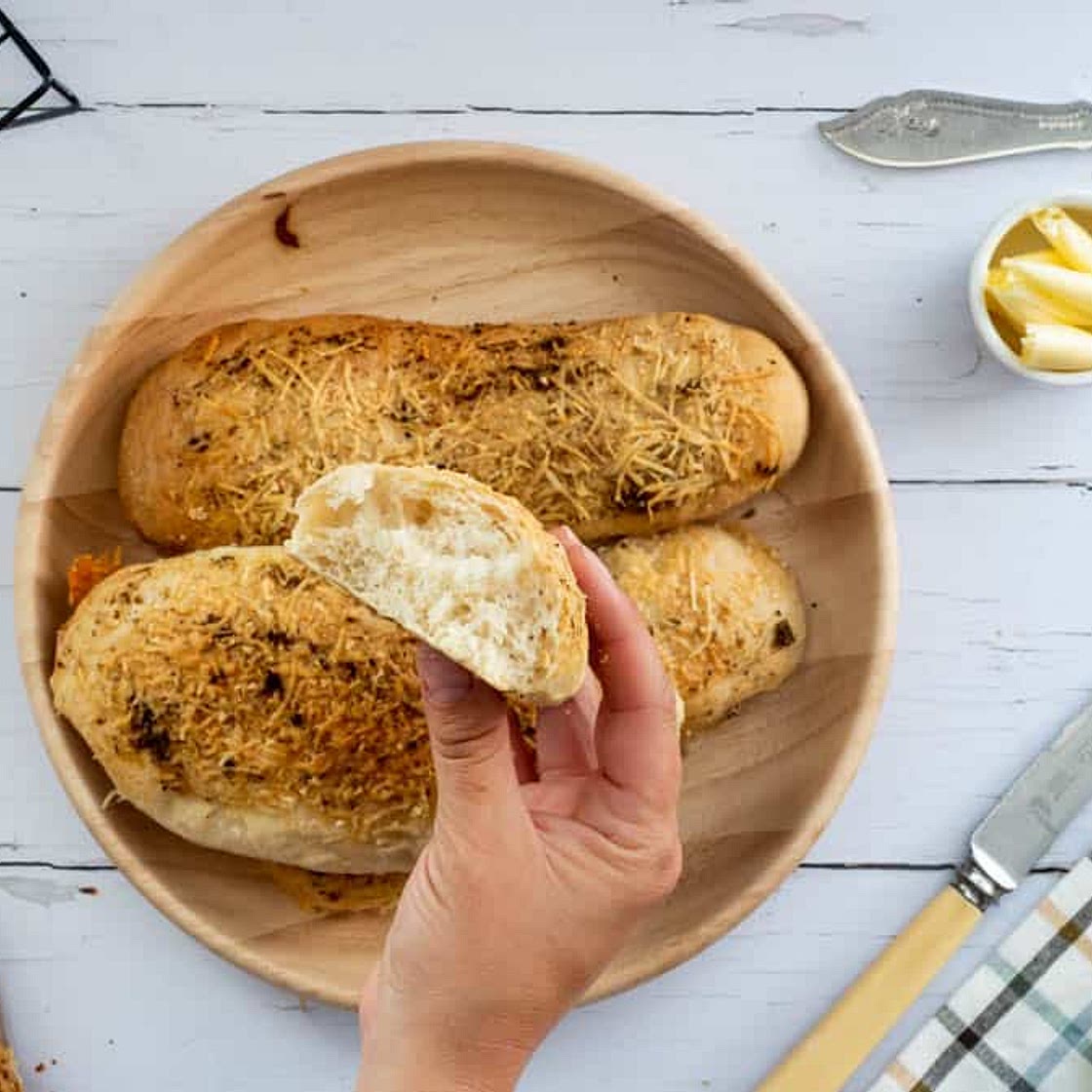 Copycat Subway Parmesan Oregano Bread