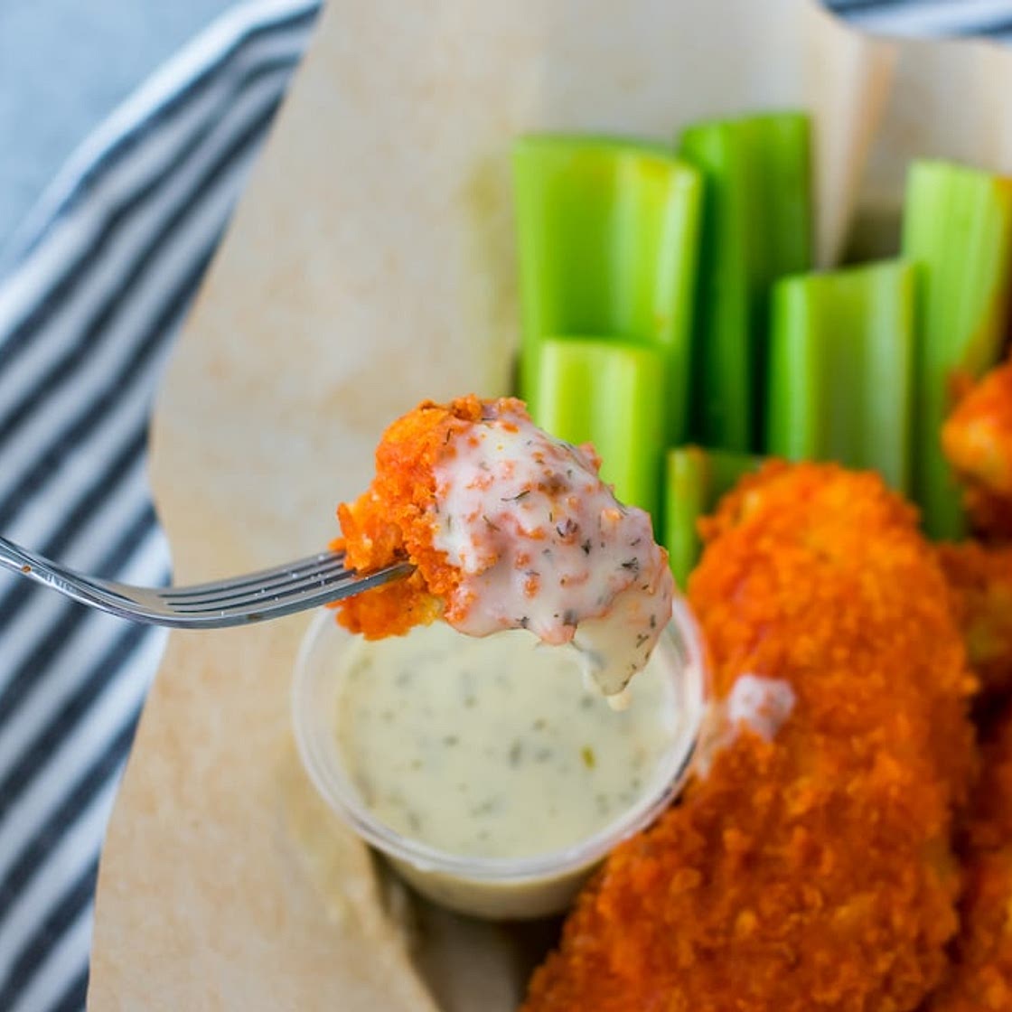 Air Fried Buffalo Chicken Strips