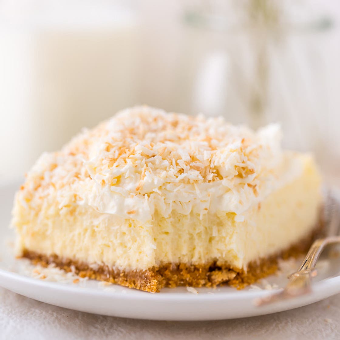 Coconut Cheesecake Bars