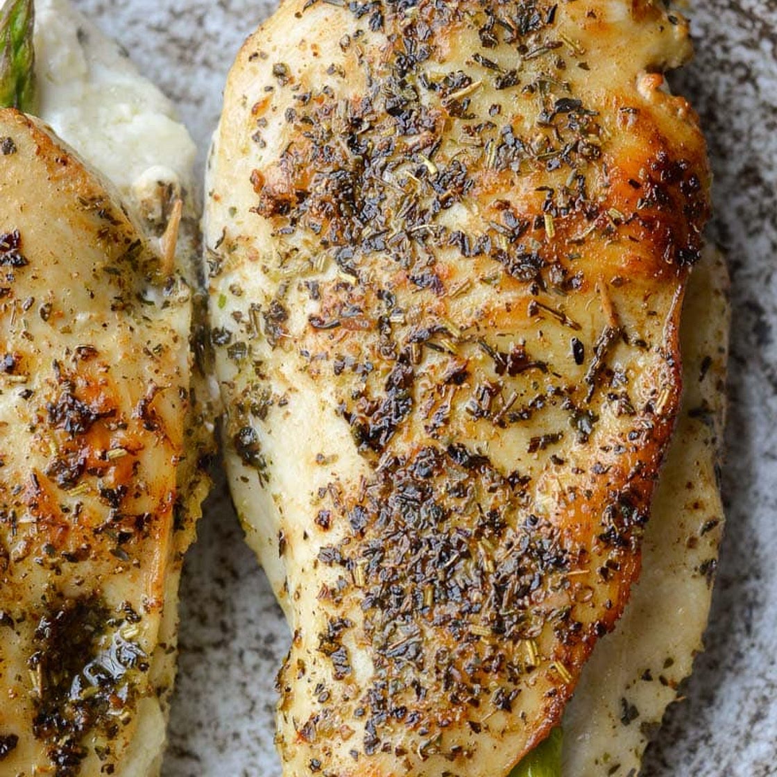 Asparagus Stuffed Chicken (low carb + keto)