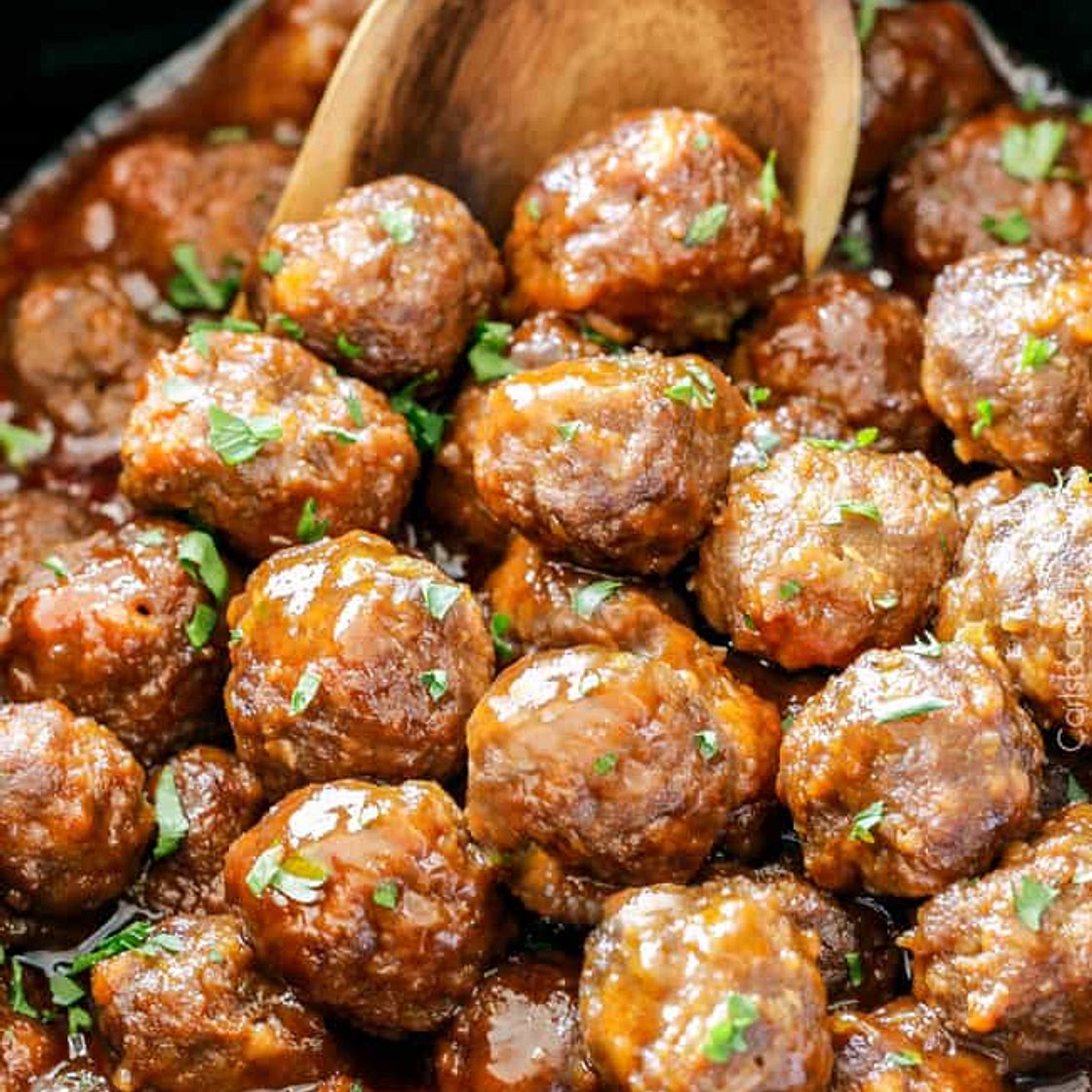 Slow Cooker Honey Buffalo Meatballs
