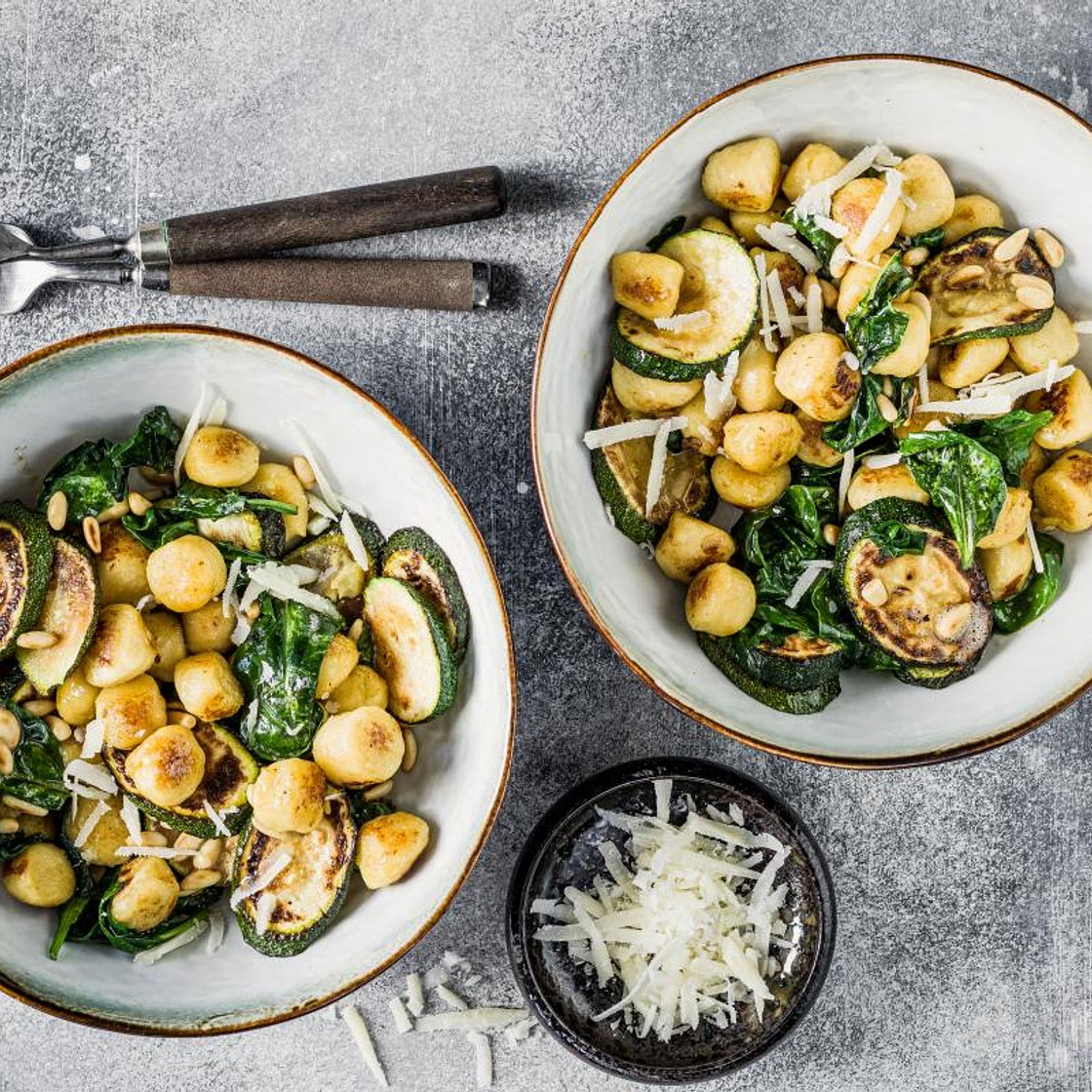 Zucchetti-Gnocchi-Pfanne