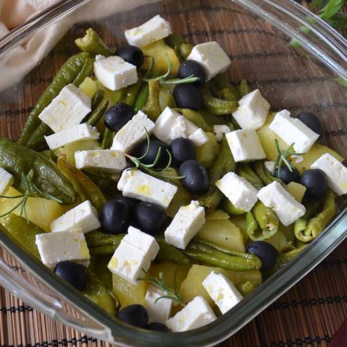 Friggitelli al forno con patate