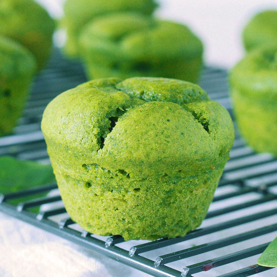 Sweet Spinach Muffins