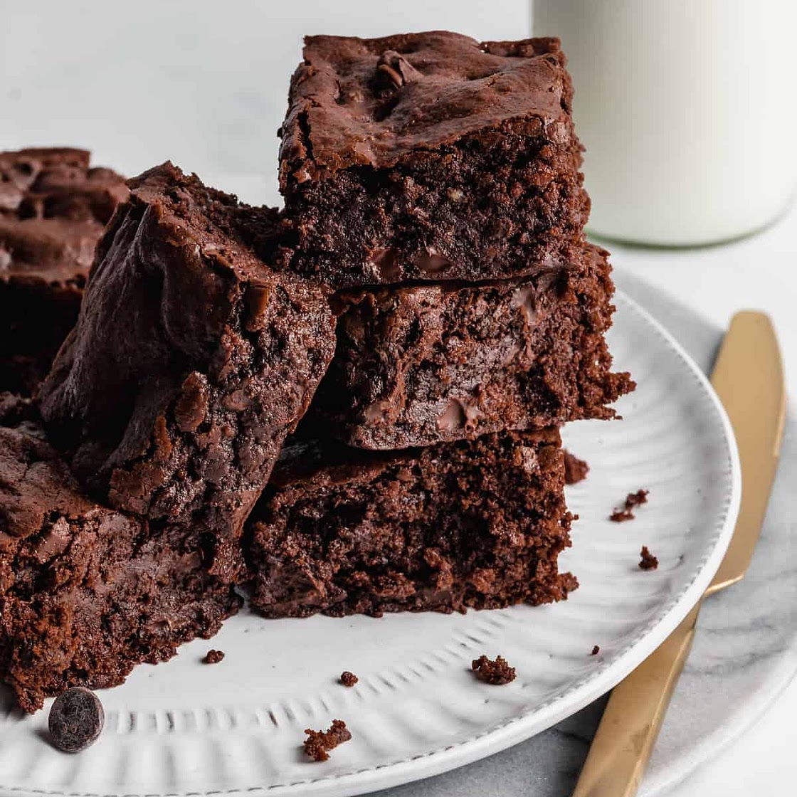 Vegan Brownies (Chewy and Fudgy)