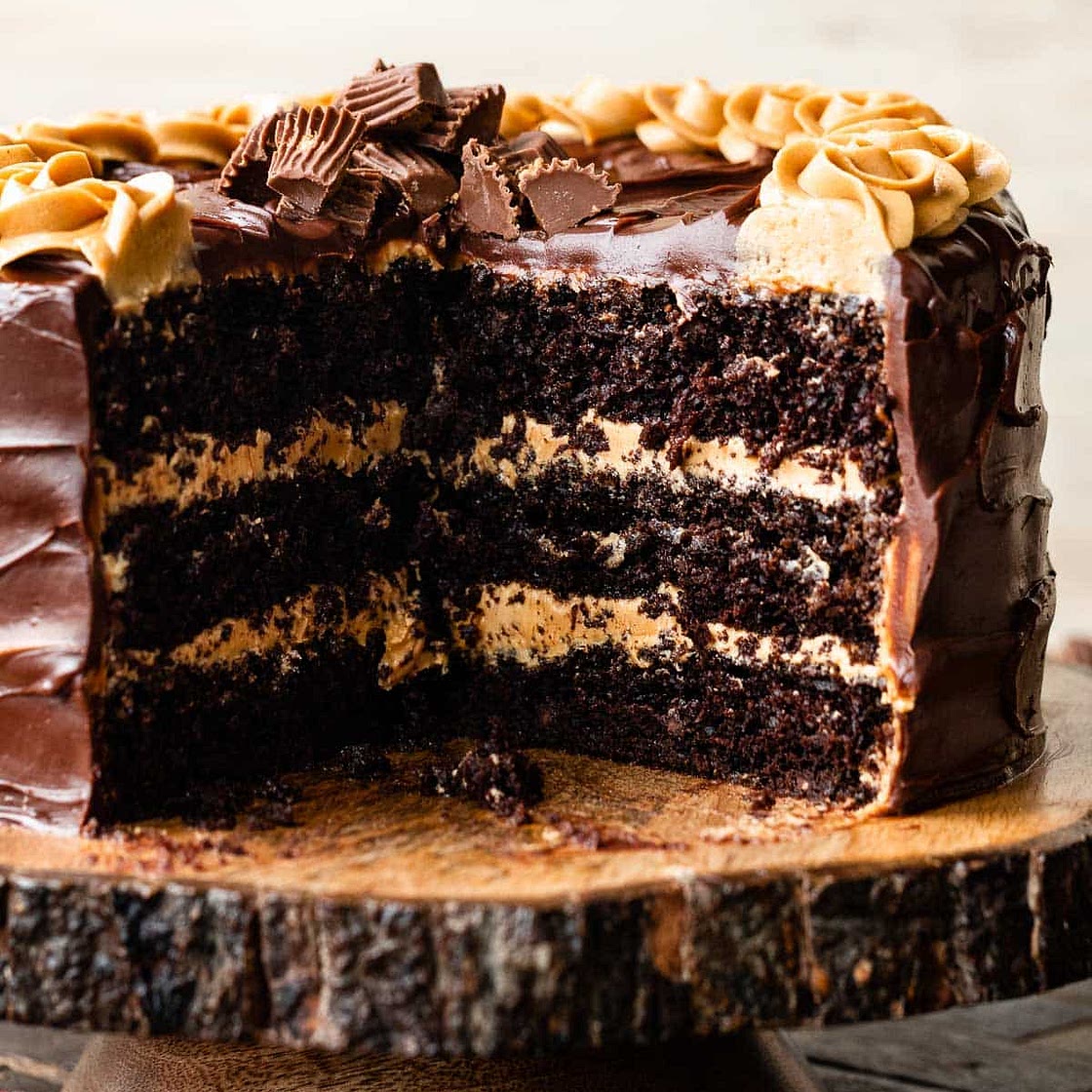 Chocolate Peanut Butter Cake