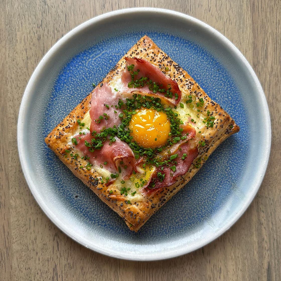 Ham, Cheese, and Egg Puff Pastries