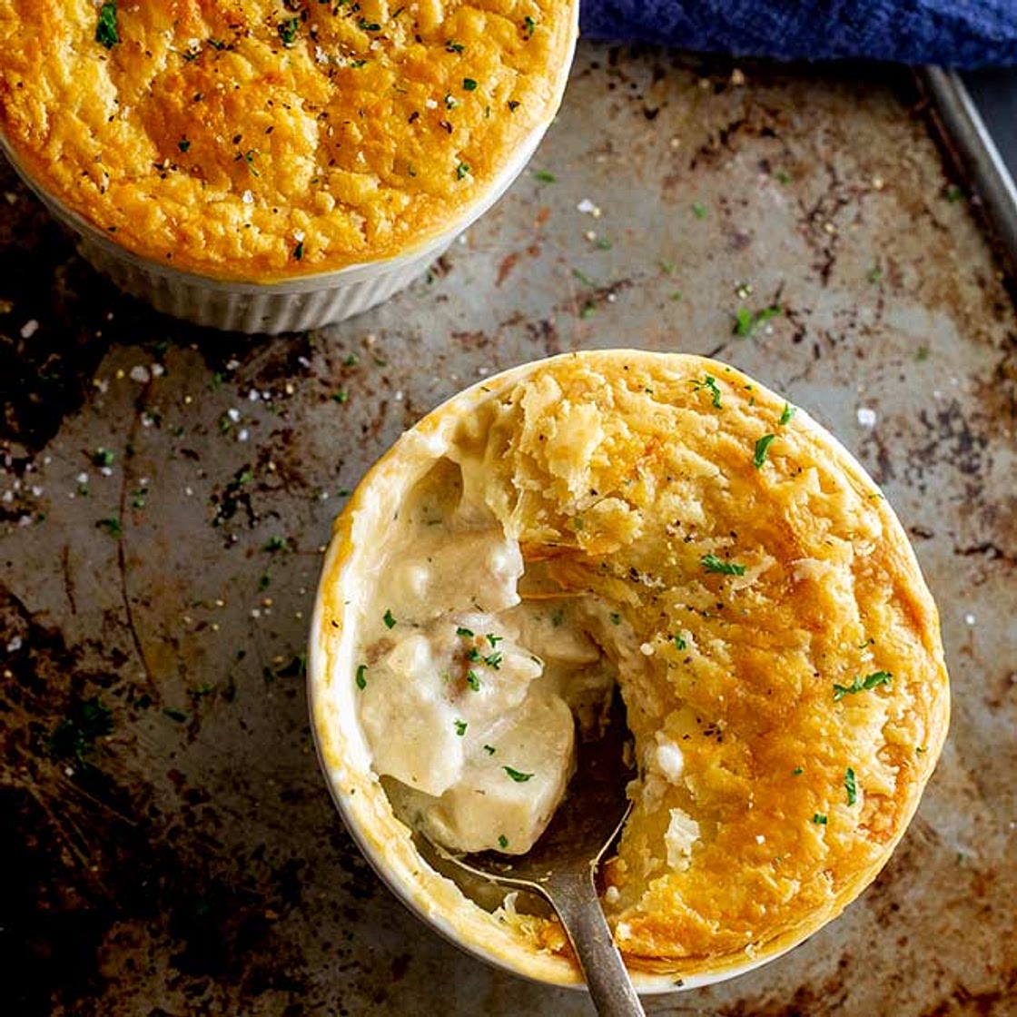 Easy Creamy Fish Pot Pie