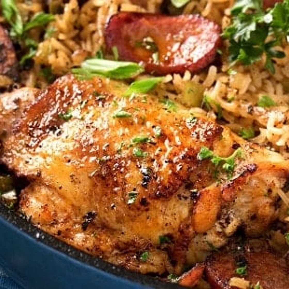 One Pot Chicken and Dirty Rice