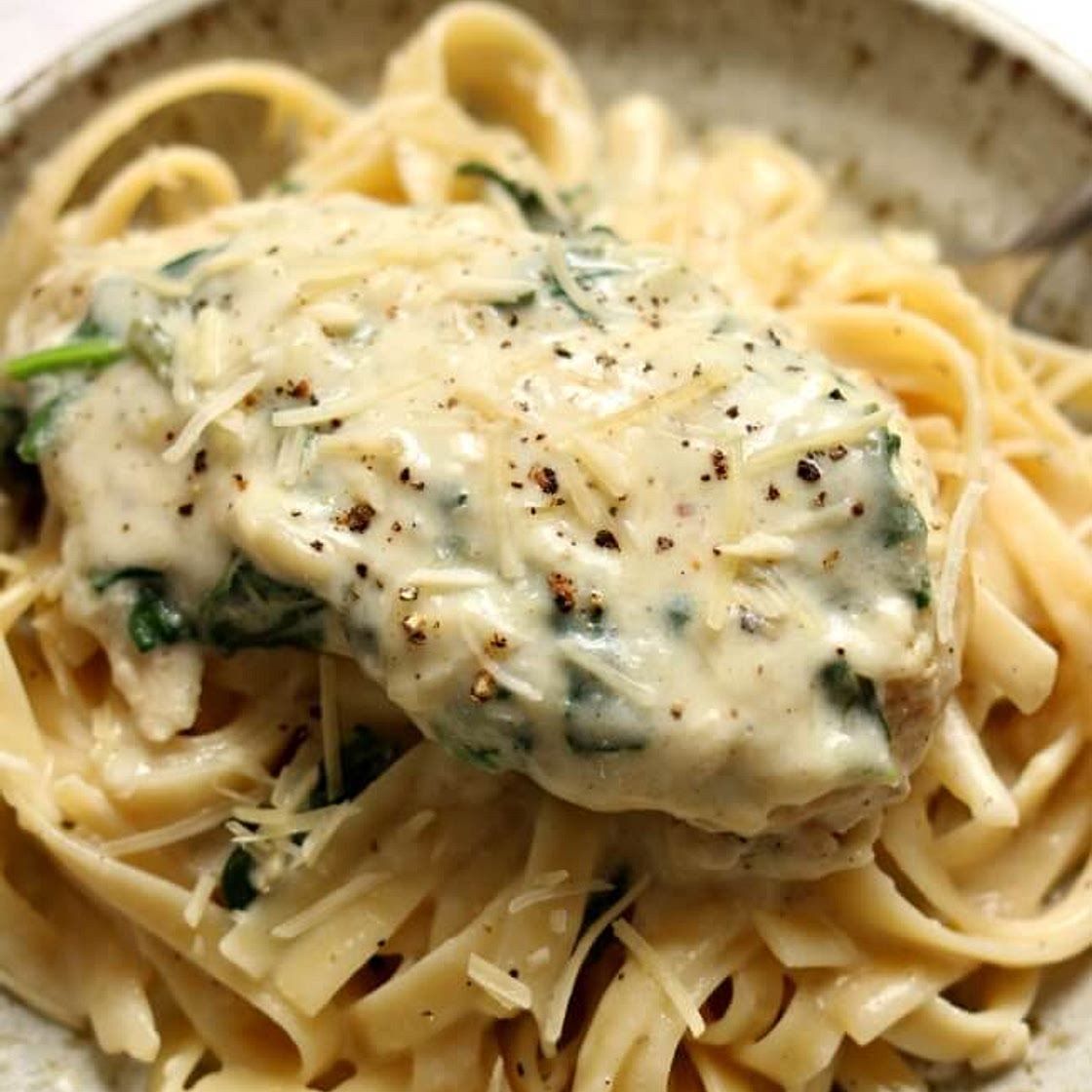 Slow Cooker Garlic Parmesan Chicken