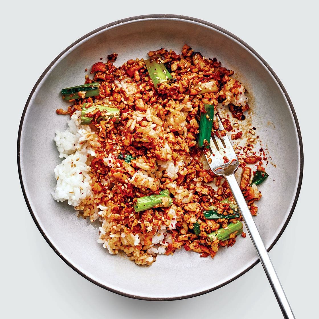 Soy and Scallion Tofu Bowl