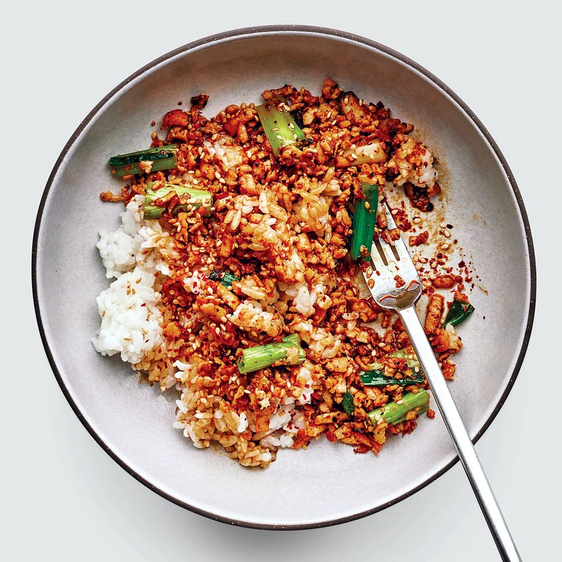 Soy and Scallion Tofu Bowl