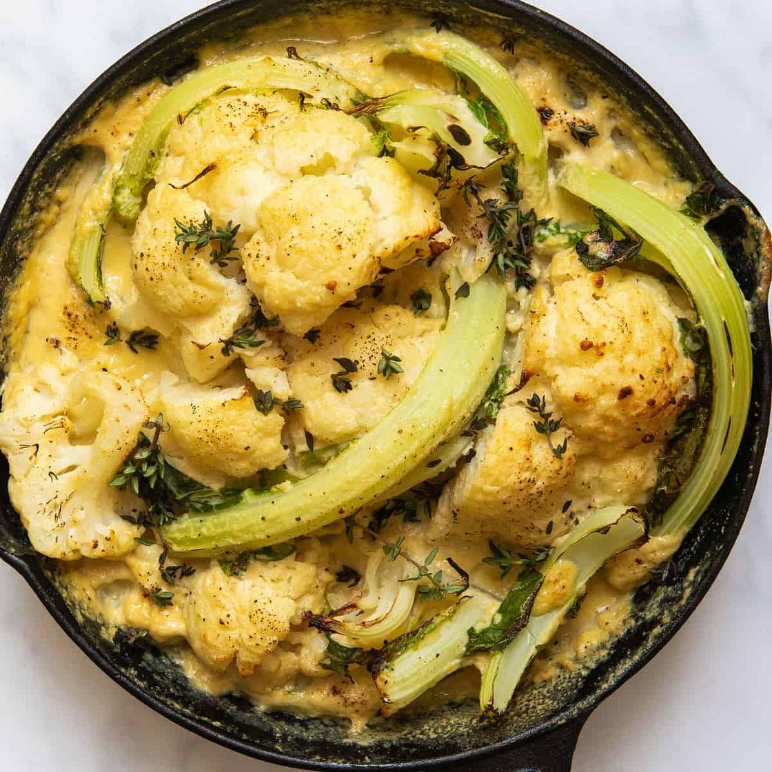 Vegan Cauliflower Cheese