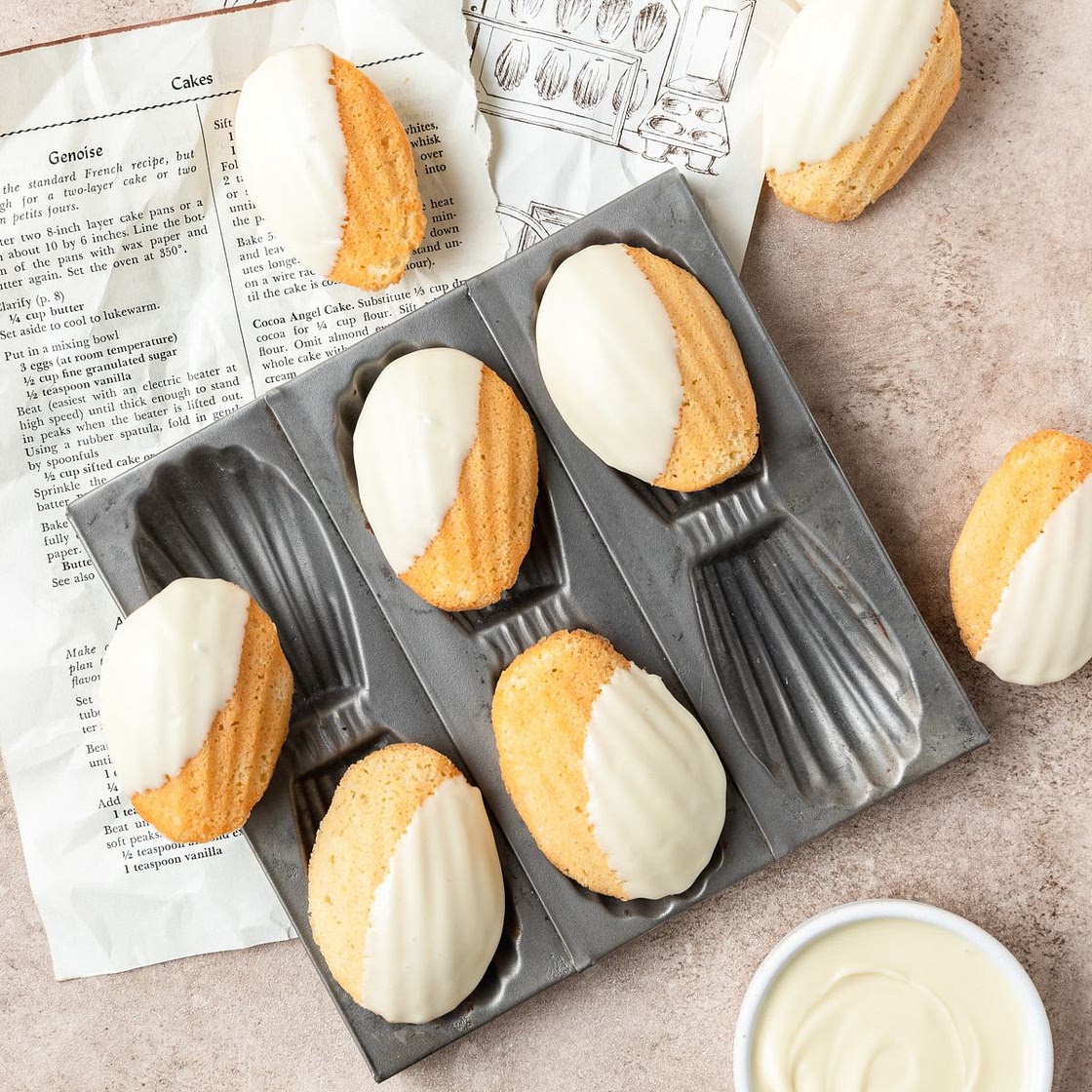 White Chocolate Madeleines