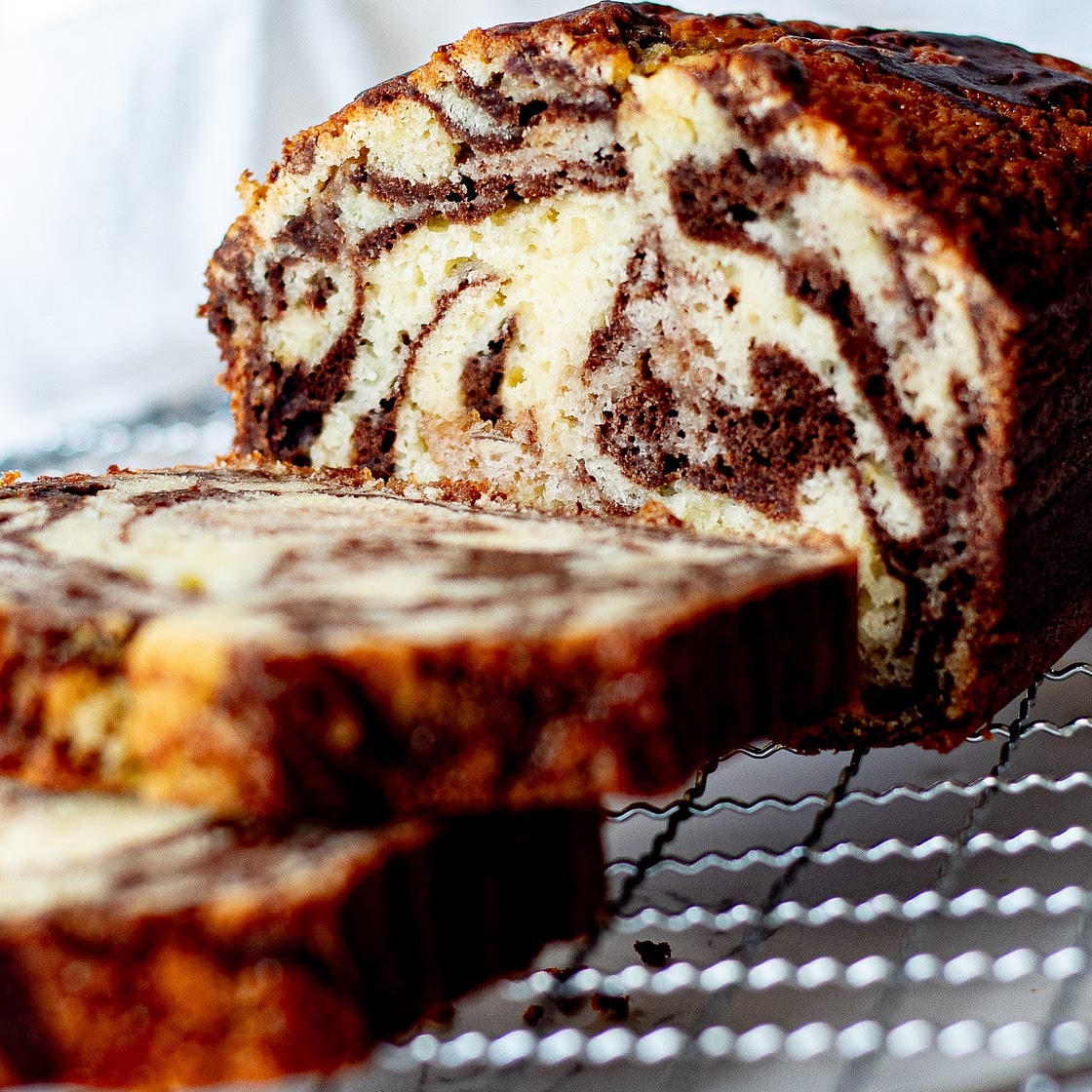 Marble Loaf Cake - Starbucks Copycat Recipe
