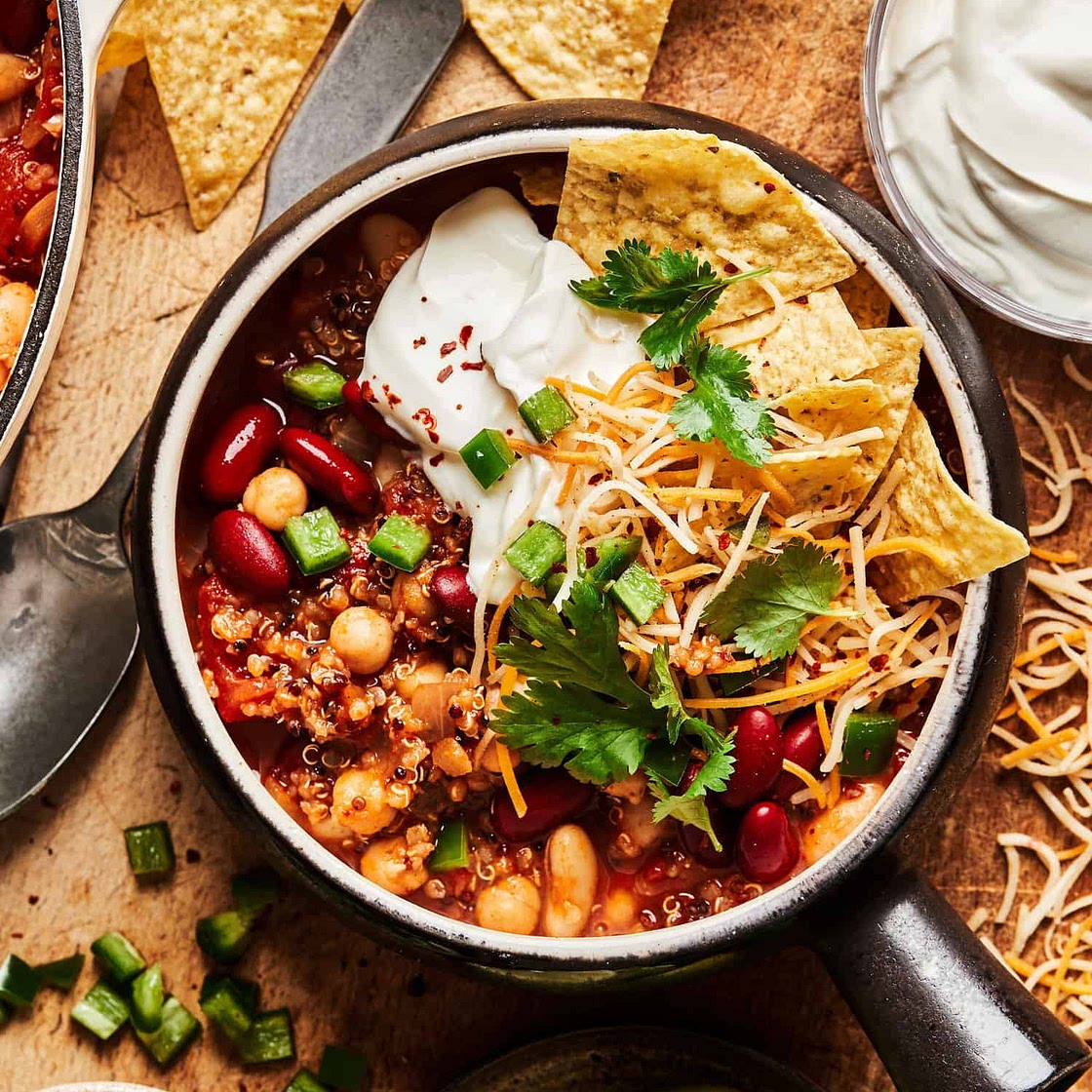 Classic Vegetarian Quinoa Chili