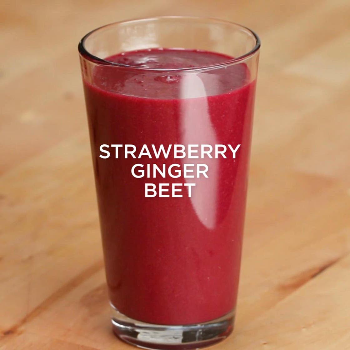 Strawberry Ginger Beet Smoothie Recipe by Tasty