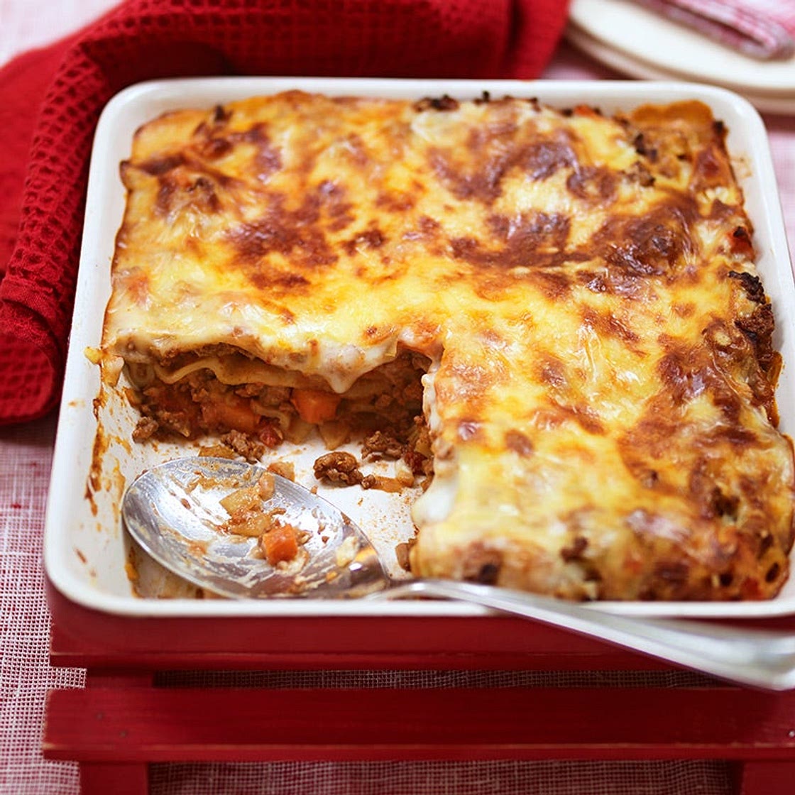 Gluten-free beef lasagne