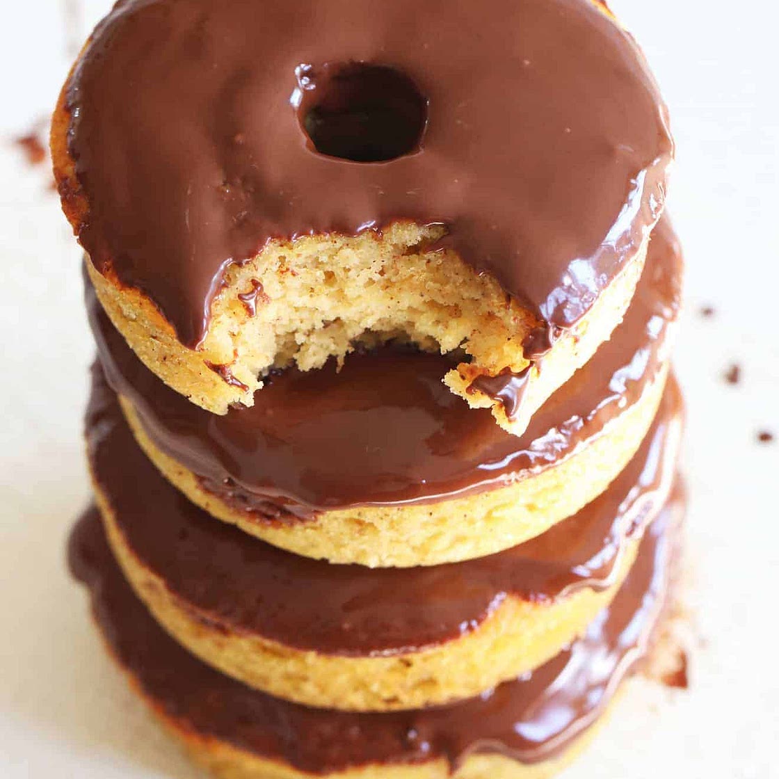 Chocolate Covered Pumpkin Donuts