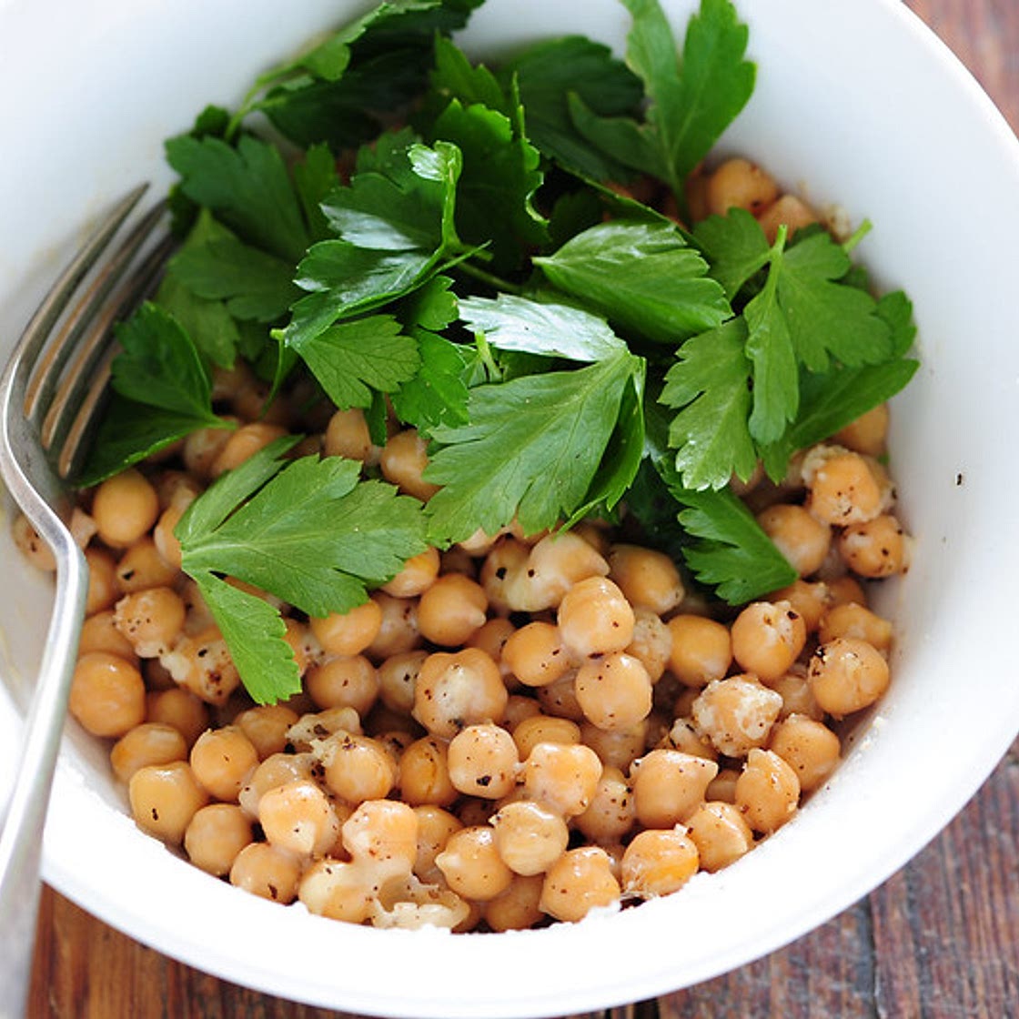 Hot Cheesey Chickpeas