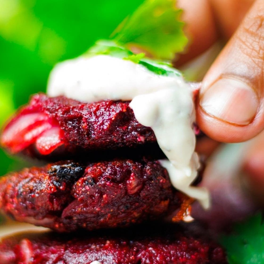 Beet Fritters