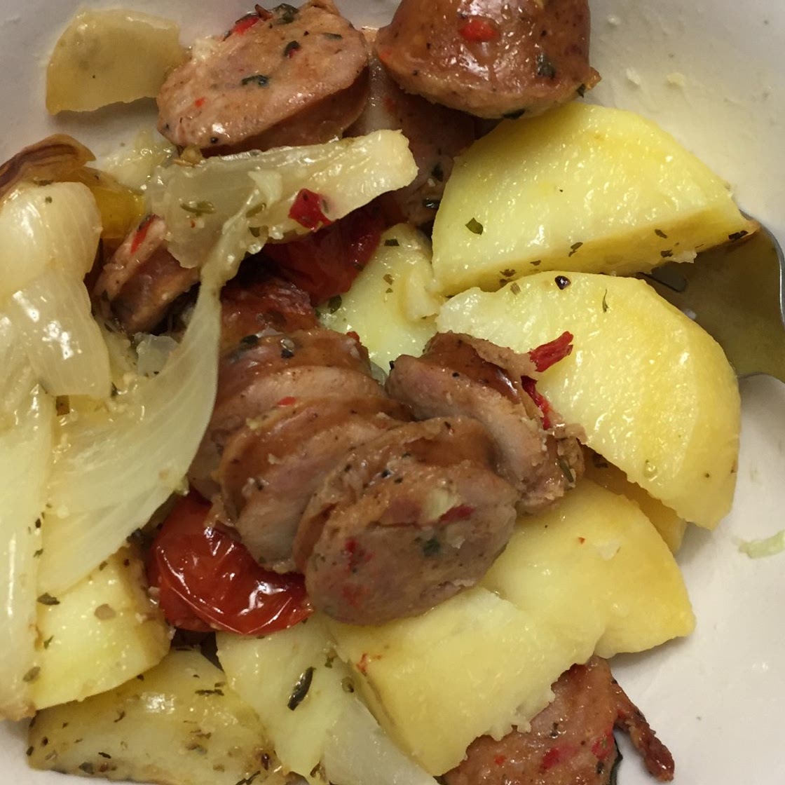 Sausage En Papillote (Air Fryer or Oven)