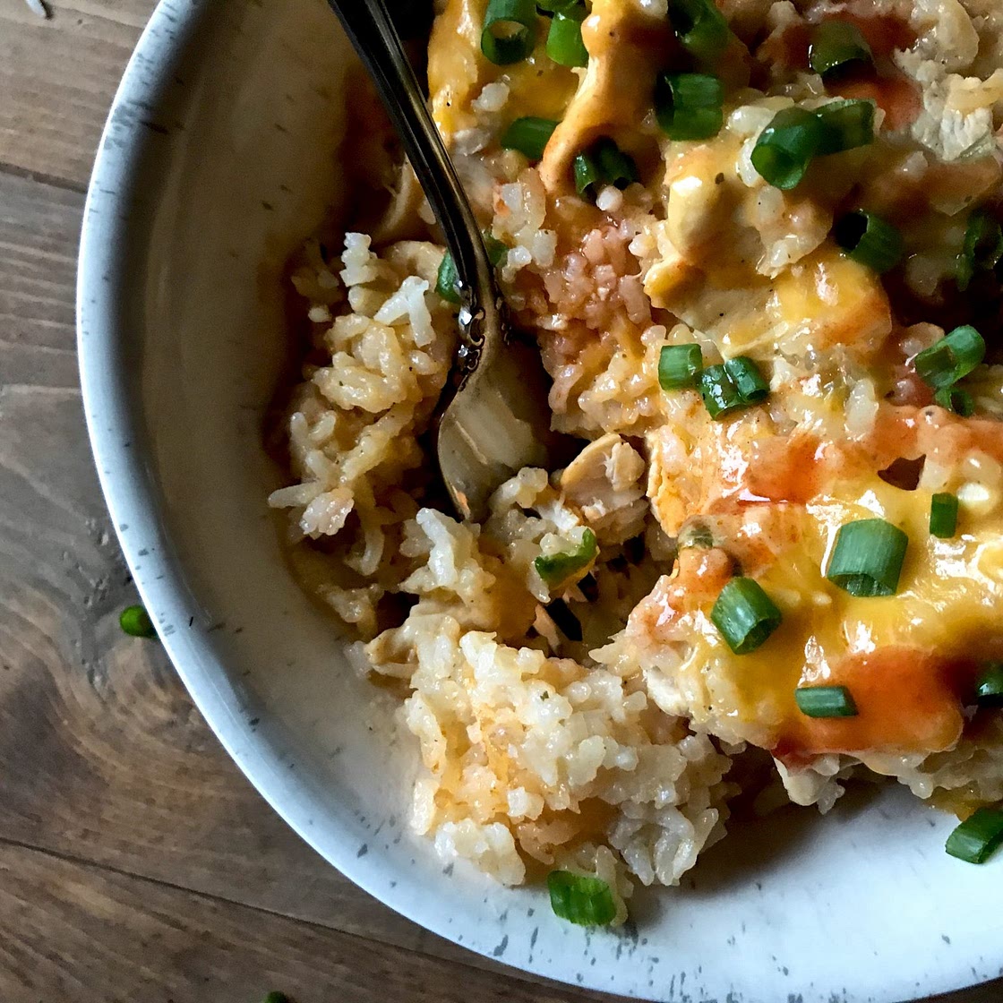 Buffalo Chicken and Rice