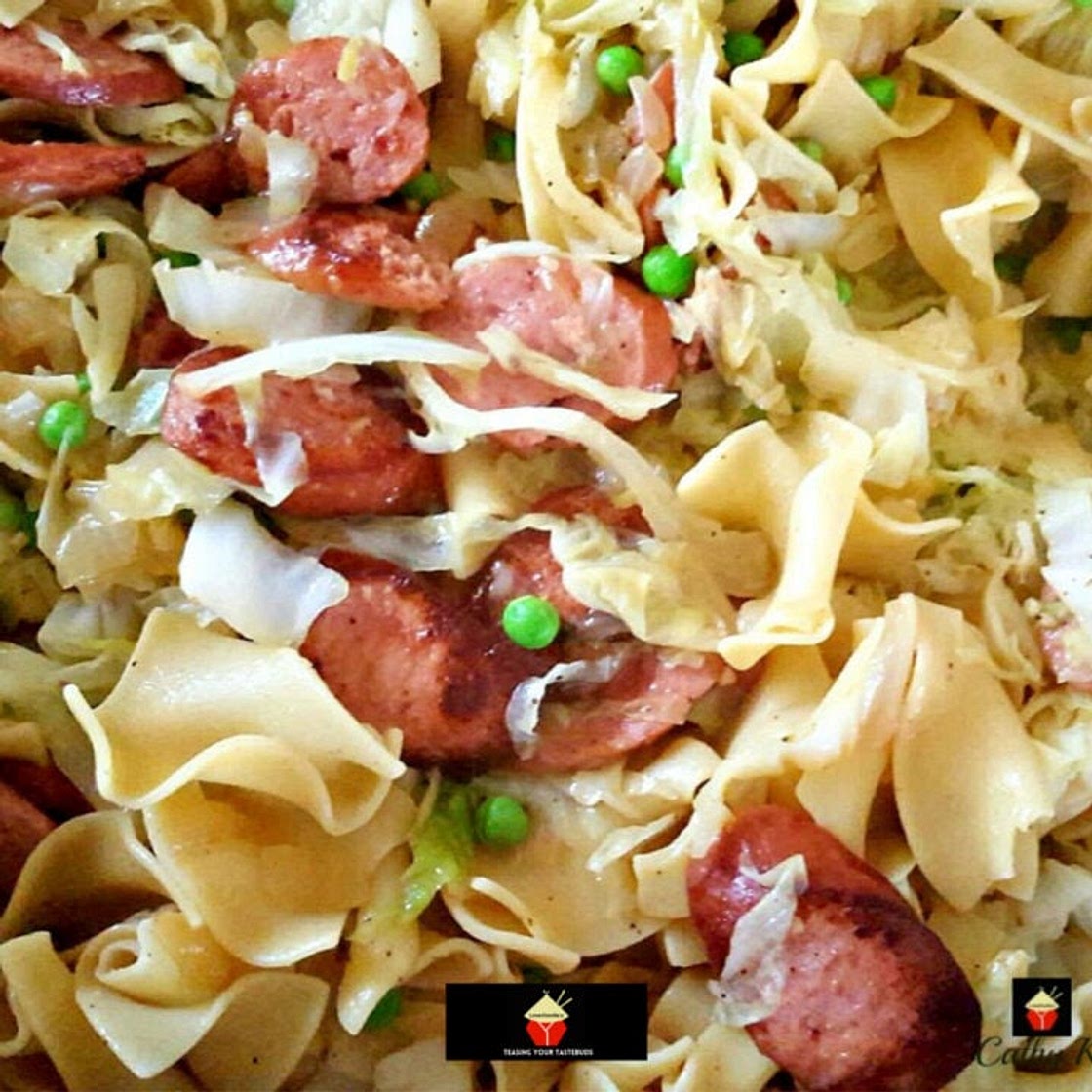 Polish Cabbage and Noodles, Haluski