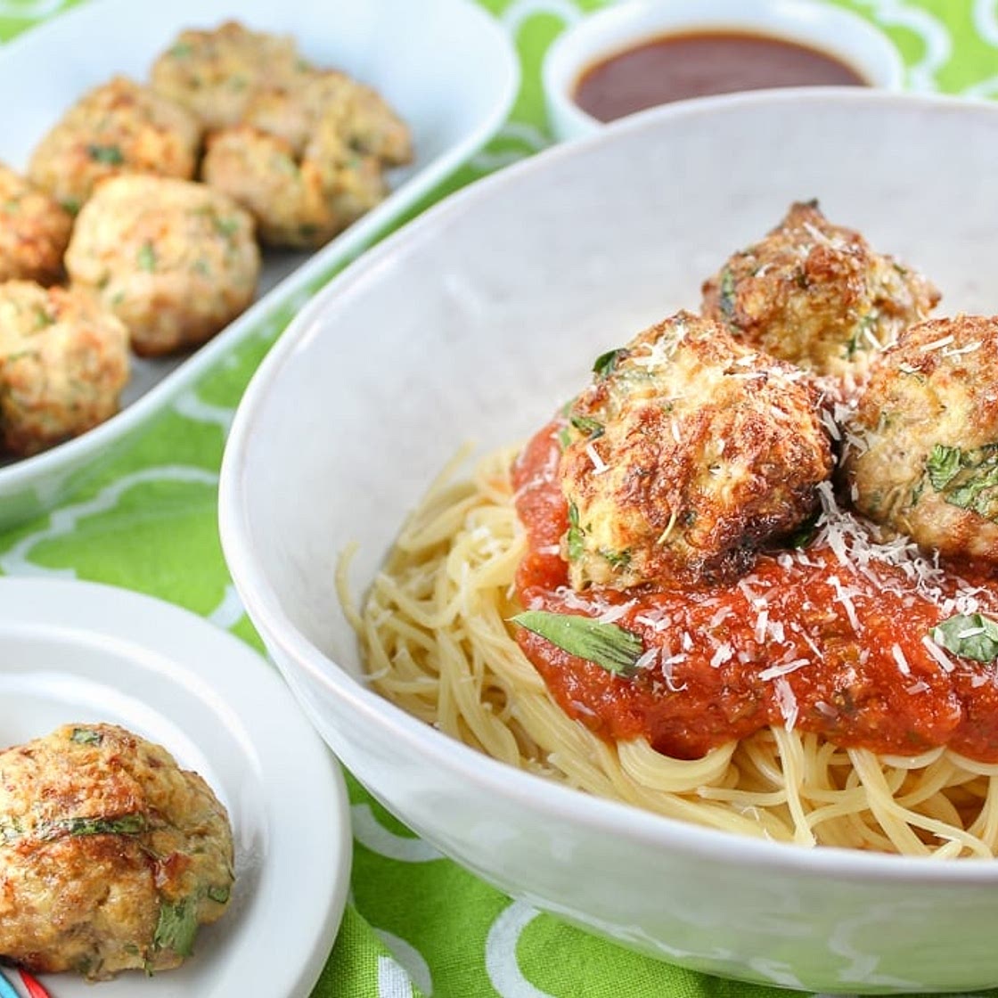 Easy Air Fryer Turkey Meatballs