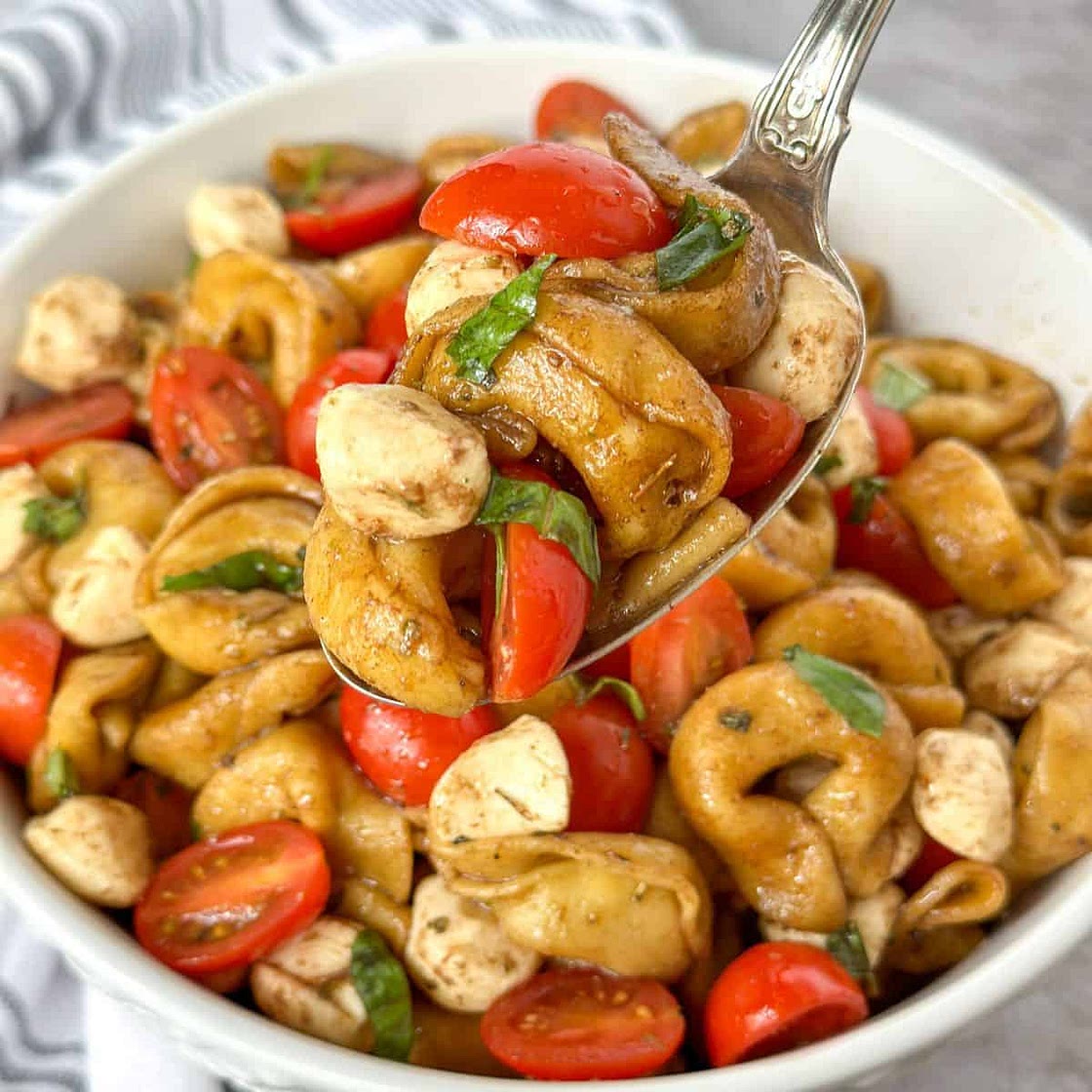 Caprese Tortellini Pasta Salad