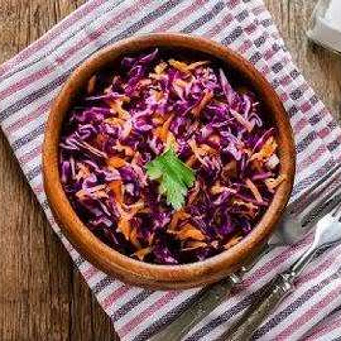 Ensalada de zanahoria y col morada | Reto 28