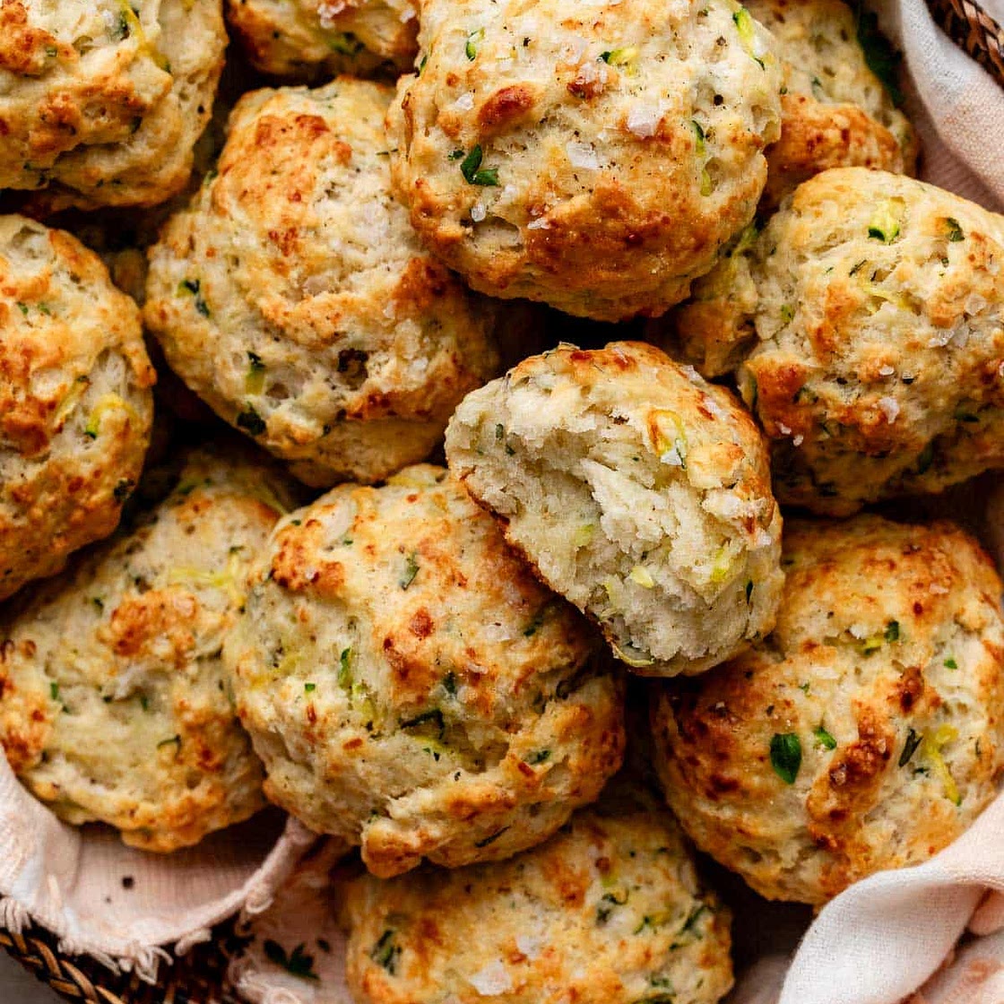 Zucchini Biscuits (Parmesan Herb)