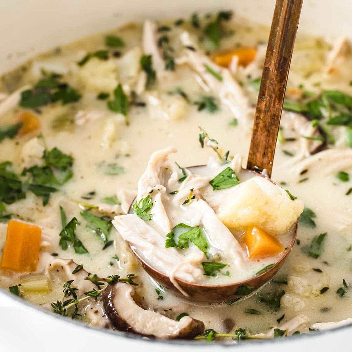 Keto Low Carb Turkey Soup