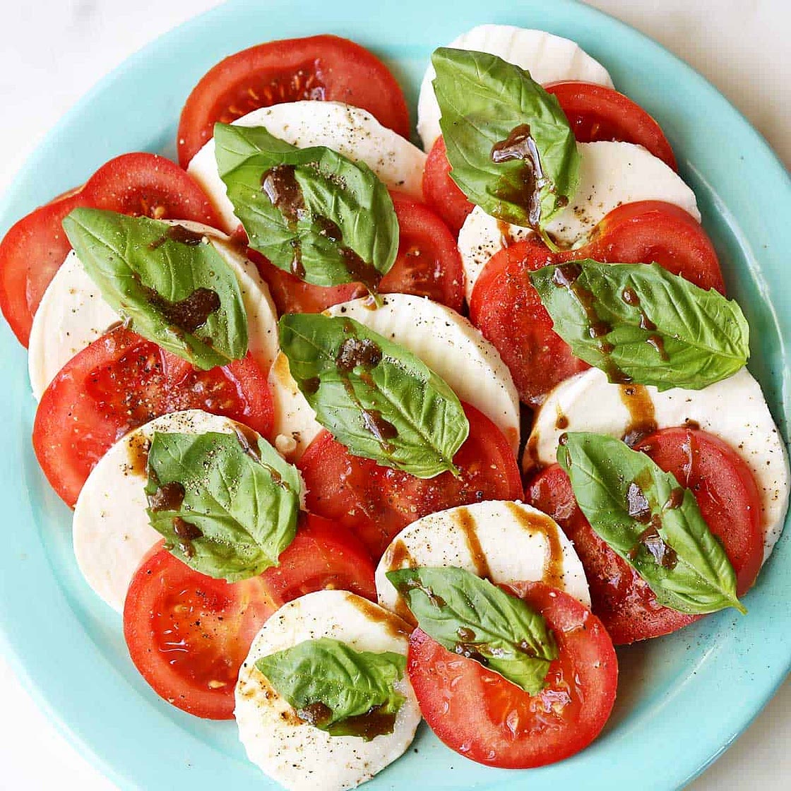 Caprese Salad with Balsamic Dressing