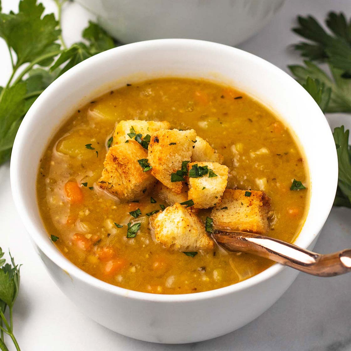 Vegan Instant Pot Split Pea Soup