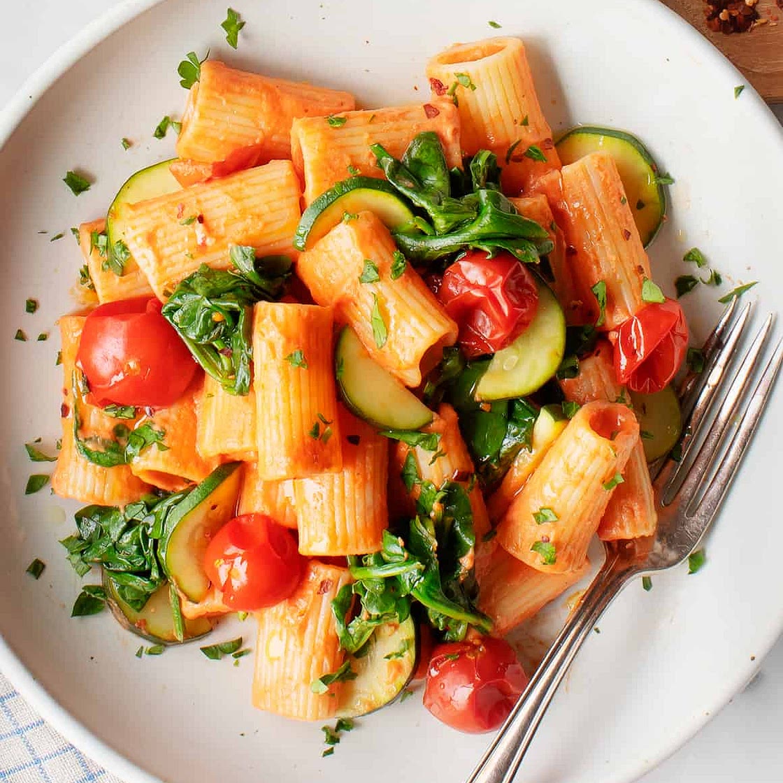 Creamy Pasta Pomodoro
