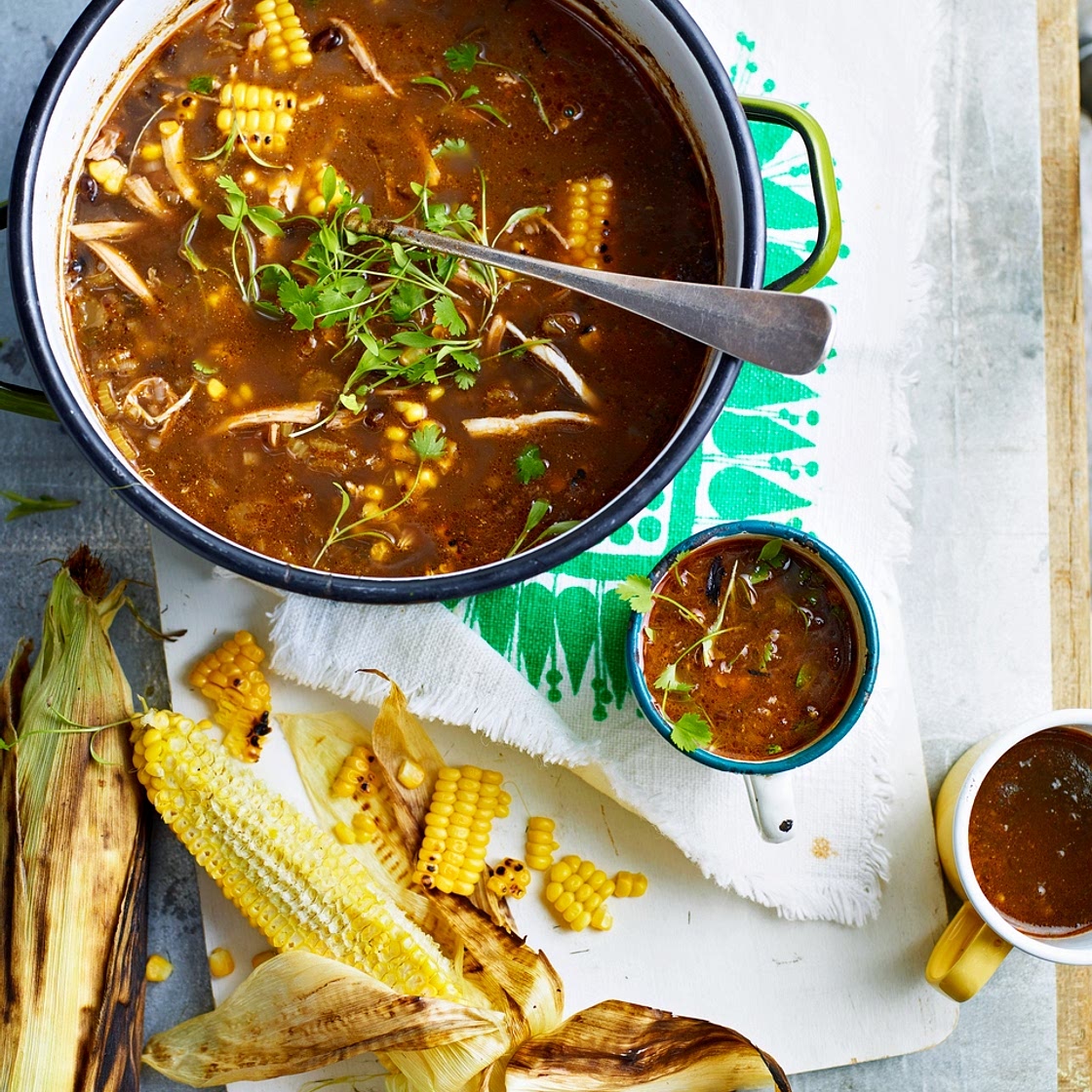 Chicken & black bean chowder