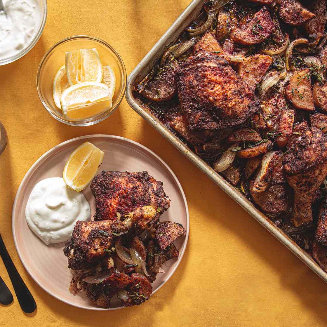 Musakhan (Palestinian Chicken and Potatoes)