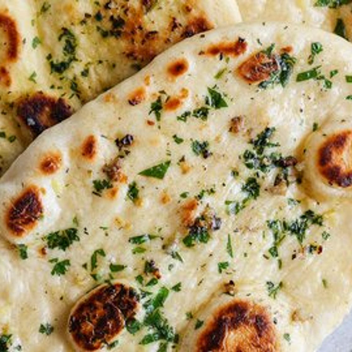 Vegan Garlic Naan