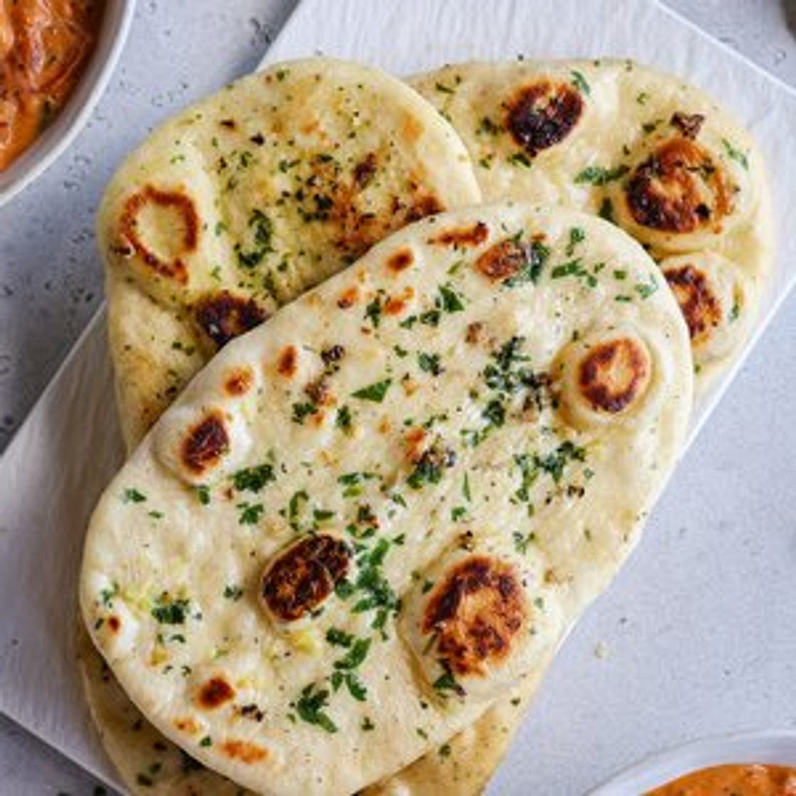 Vegan Garlic Naan