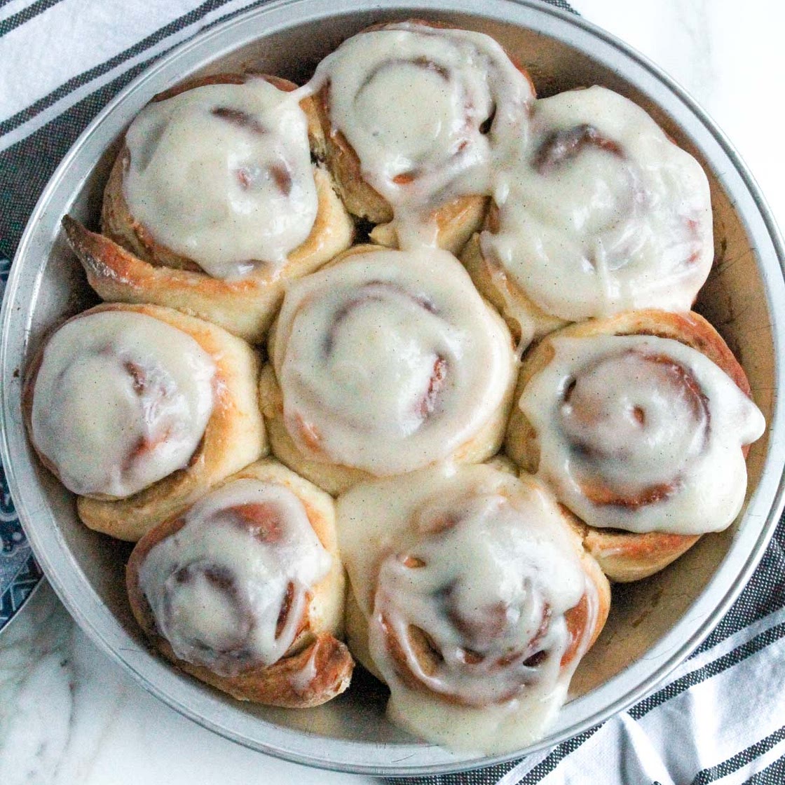 Cinnamon Rolls with Cream Cheese Icing