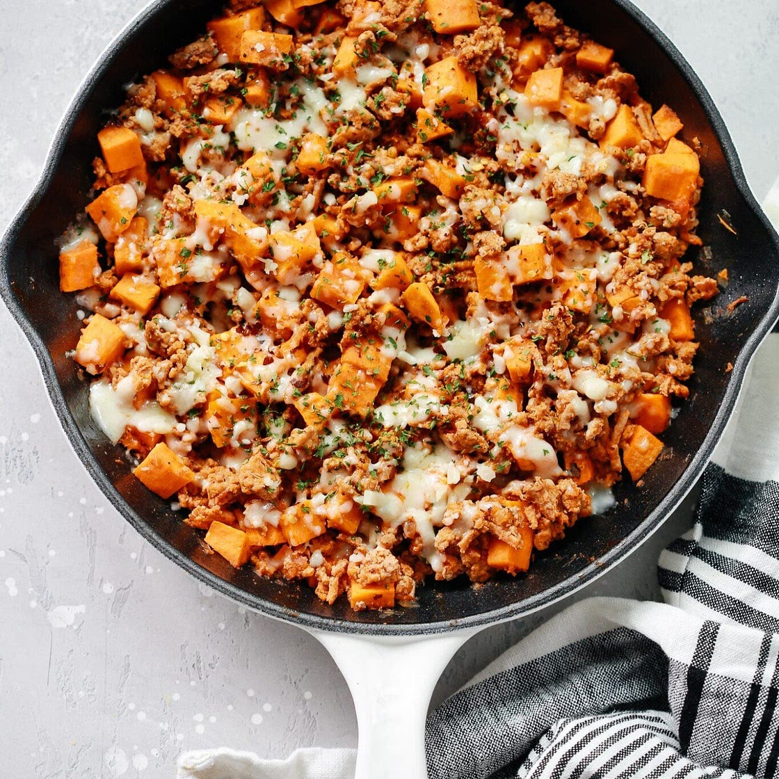 Ground Turkey Sweet Potato Skillet